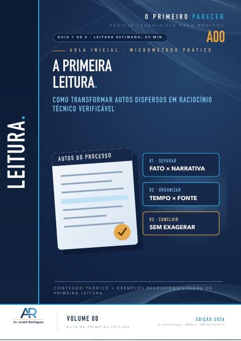 Capa A00 — A virada — Do plantão leiloado à atuação médico-pericial com método